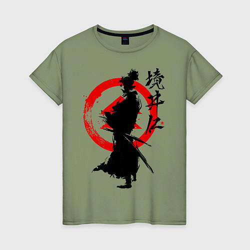 Женская футболка Ghost of Tsushima / Авокадо – фото 1