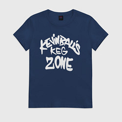 Футболка хлопковая женская Shameless, цвет: тёмно-синий