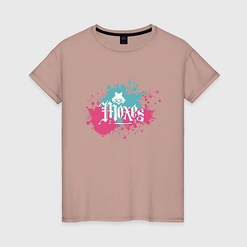 Женская футболка Cyberpunk, Moxes gang / Пыльно-розовый – фото 1