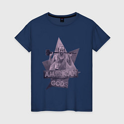 Женская футболка Чернобог Американские Боги