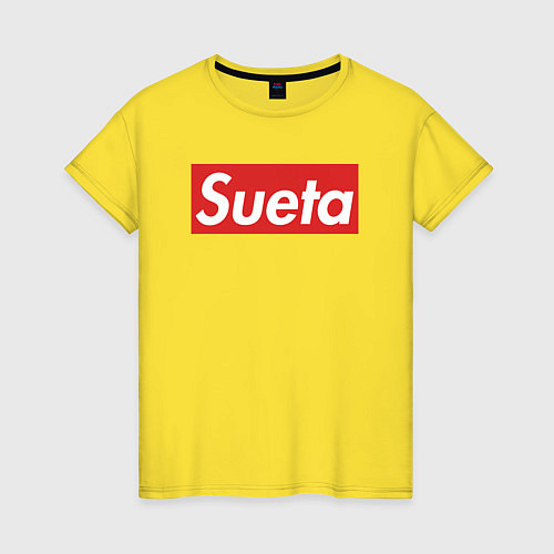 Женская футболка Sueta / Желтый – фото 1