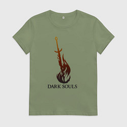 Женская футболка Dark Souls - Bonfire