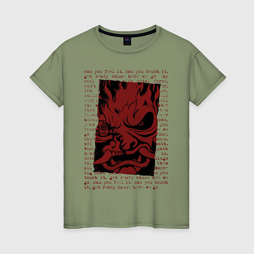 Женская футболка Cyberpunk 2077 SAMURAI / Авокадо – фото 1