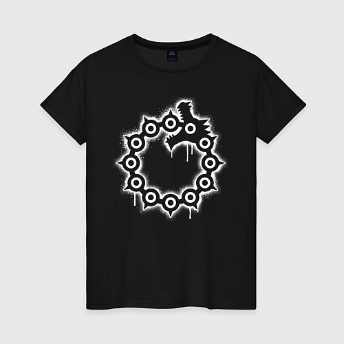 Женская футболка Семь смертных грехов / Черный – фото 1