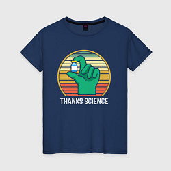 Женская футболка Thanks Science