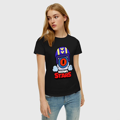 Женская футболка STU СТУ Brawl Stars / Черный – фото 3