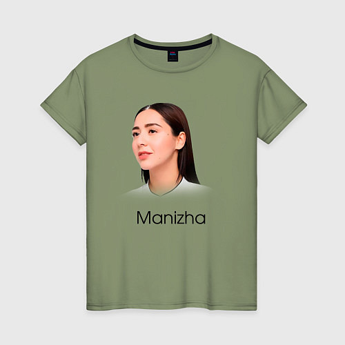 Женская футболка Манижа Manizha / Авокадо – фото 1