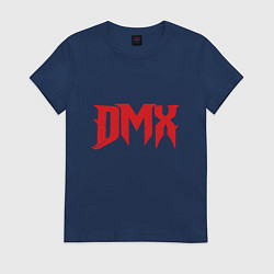 Футболка хлопковая женская DMX Power, цвет: тёмно-синий