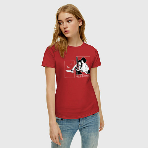 Женская футболка Унесенные призраками / Красный – фото 3