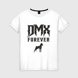 Футболка хлопковая женская DMX Forever, цвет: белый