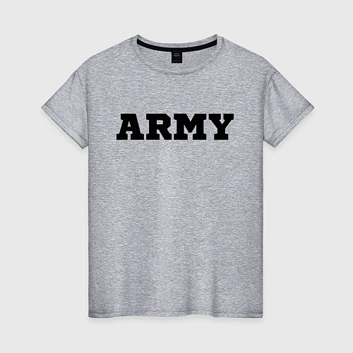 Женская футболка ARMY / Меланж – фото 1