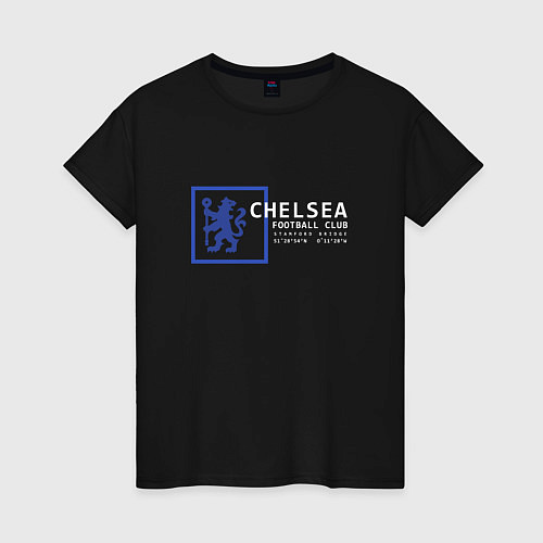 Женская футболка FC Chelsea Stamford Bridge 202122 / Черный – фото 1