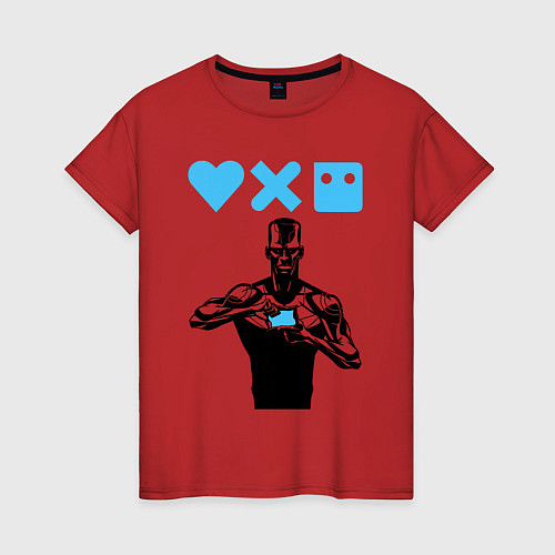 Женская футболка Love, Death and Robots Zima Blue Z / Красный – фото 1