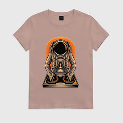 Женская футболка Космонавт диджей - cosmo DJ