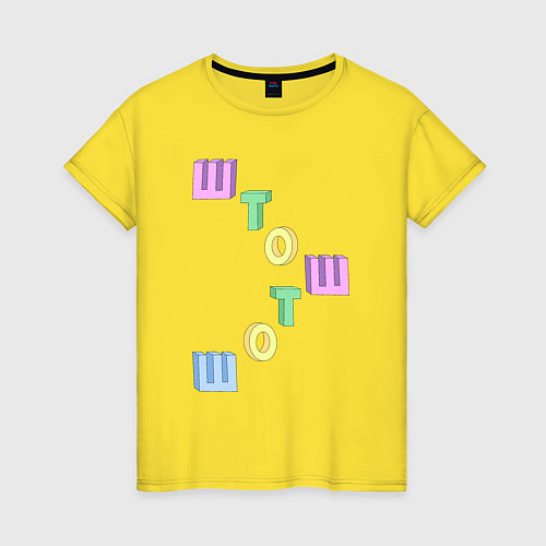 Женская футболка Штотштош / Желтый – фото 1