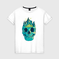 Женская футболка Скала Черепа Skull Mountain