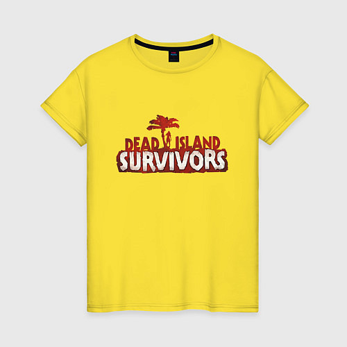 Женская футболка Выжившие / Желтый – фото 1
