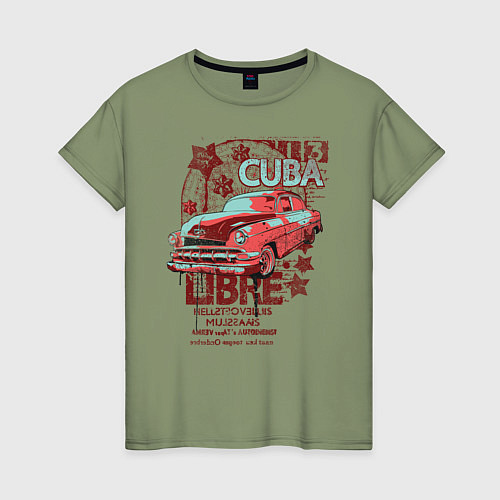 Женская футболка Cuba Libre / Авокадо – фото 1