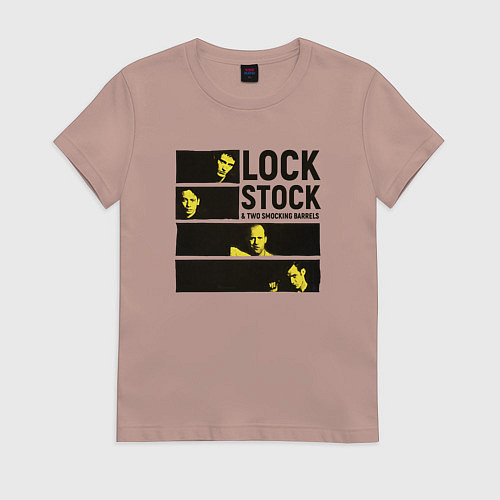 Женская футболка Lock, Stock and Two Smoking Barrels 1998 / Пыльно-розовый – фото 1
