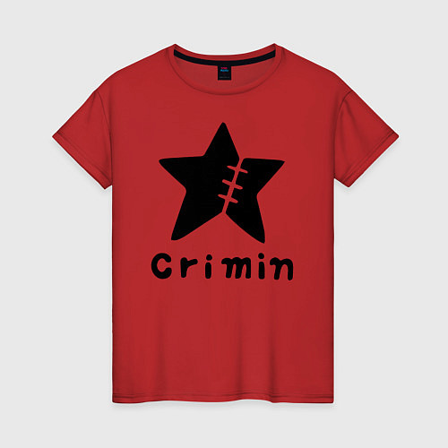 Женская футболка Crimin бренд One Piece / Красный – фото 1