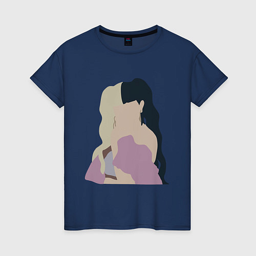 Женская футболка Melanie Martinez / Тёмно-синий – фото 1