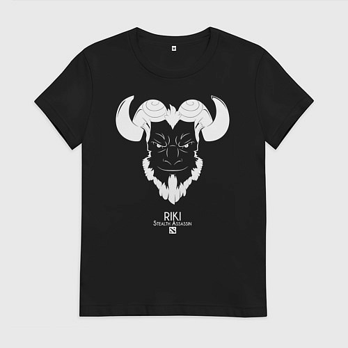 Женская футболка Riki stealth assassin из dota 2 / Черный – фото 1