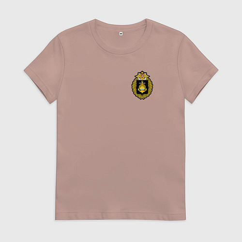 Женская футболка Тихоокеанский флот ВМФ России / Пыльно-розовый – фото 1