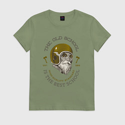 Женская футболка Байкерская школа