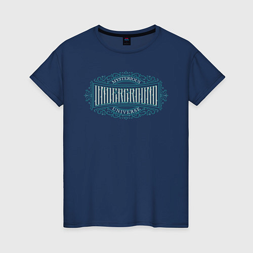 Женская футболка Undergorund / Тёмно-синий – фото 1