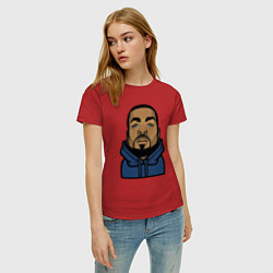 Футболка хлопковая женская Method Man, цвет: красный — фото 2