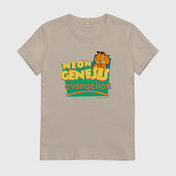 Женская футболка GARFIELD GENESIS EVANGELION