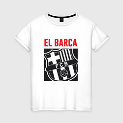 Футболка хлопковая женская El Barca, цвет: белый