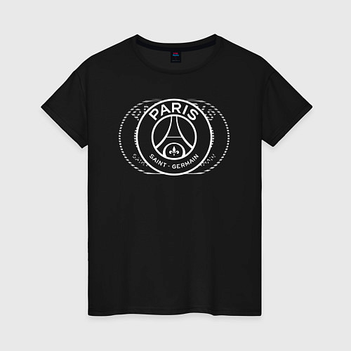 Женская футболка PSG Core Wordmark Clear New 202223 / Черный – фото 1