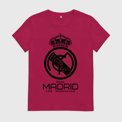 Женская футболка Real Madrid / Маджента – фото 1