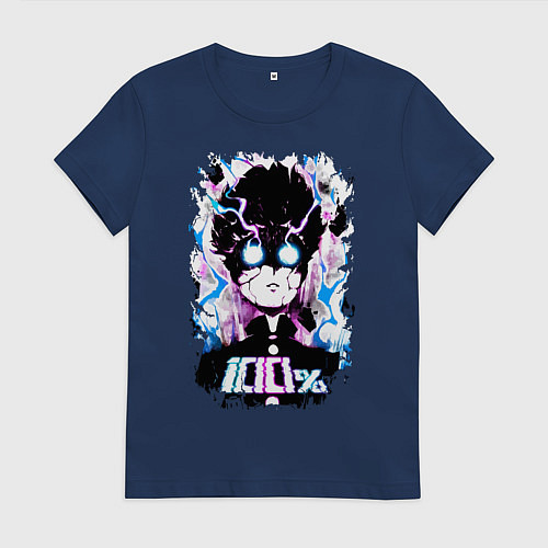 Женская футболка Моб Психо 100 / Тёмно-синий – фото 1