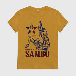 Женская футболка САМБО