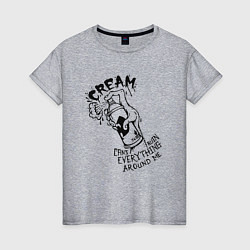 Женская футболка Graffiti Cream