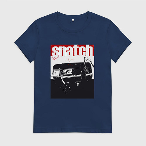 Женская футболка Большой куш Гай Ричи / Тёмно-синий – фото 1