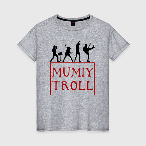 Женская футболка Mumiy Troll Мумий Тролль / Меланж – фото 1