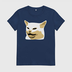 Женская футболка Кот Смадж Мем