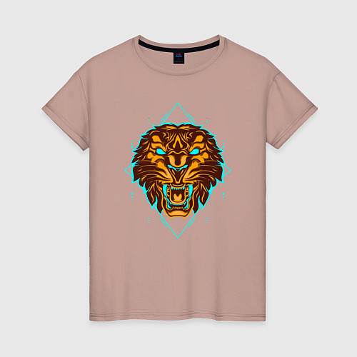 Женская футболка Magic Tiger / Пыльно-розовый – фото 1