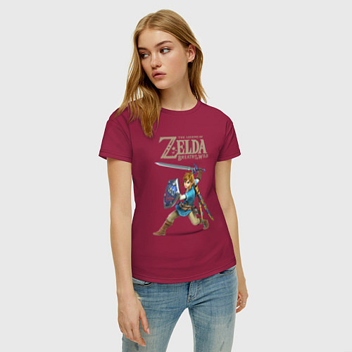 Женская футболка Z Link / Маджента – фото 3