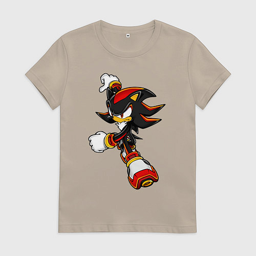 Женская футболка SonicSW / Миндальный – фото 1