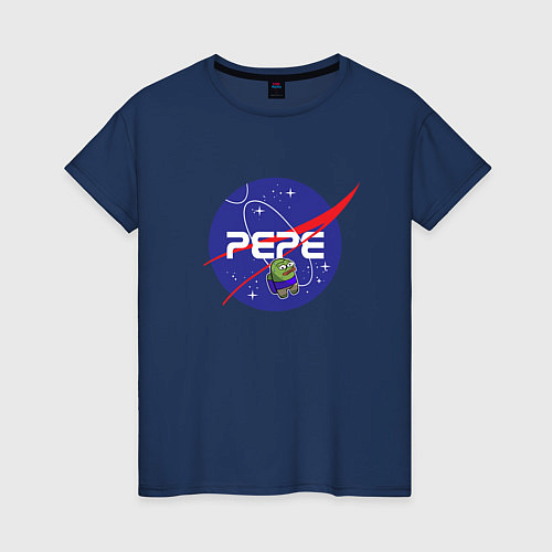 Женская футболка Pepe Pepe space Nasa / Тёмно-синий – фото 1