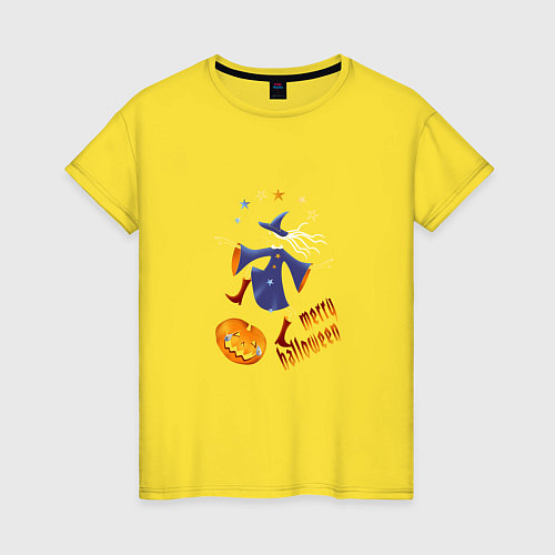 Женская футболка ВЕДЬМИНА ПЛЯСКА / Желтый – фото 1