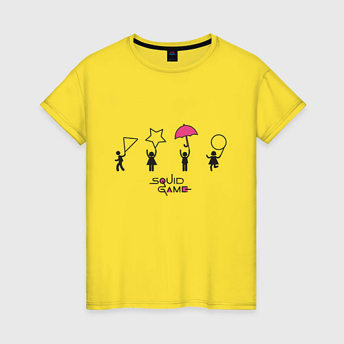 Женская футболка Сахарные Соты Squid Game / Желтый – фото 1