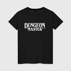 Футболка хлопковая женская DUNGEON MASTER ГАЧИМУЧИ БЕЛЫЙ, цвет: черный