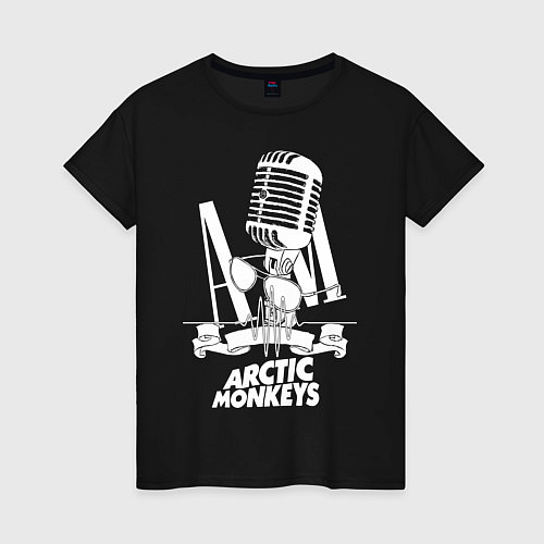 Женская футболка Arctic Monkeys, рок / Черный – фото 1