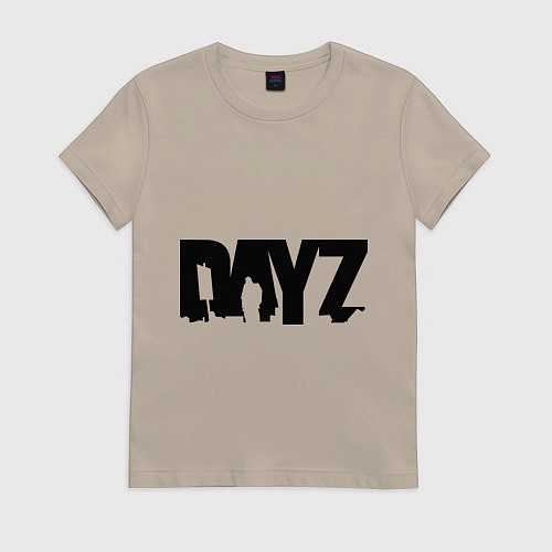 Женская футболка DayZ / Миндальный – фото 1
