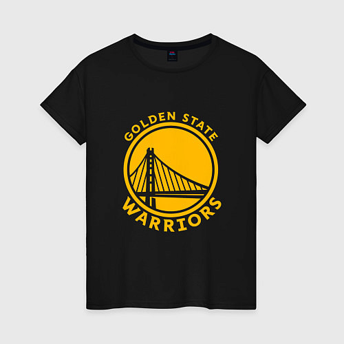 Женская футболка Golden state Warriors NBA / Черный – фото 1